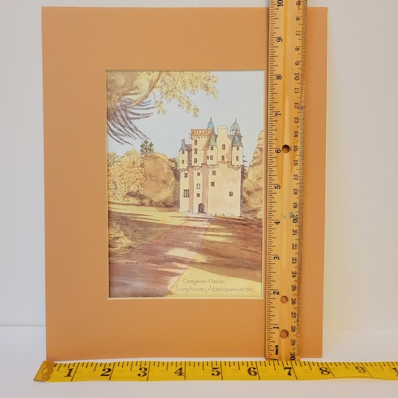 Neil J.H.MacLeo Craigievar Castle Lumphanan,Aberdeensh Colour-Reproduction Print - Picture 2 of 10